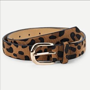 LEOPARD PRINT BELT